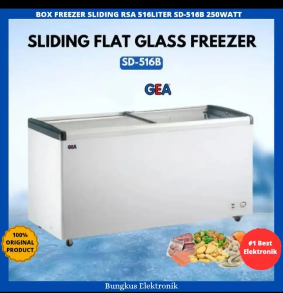 Freezer box 500 liter GEA sliding