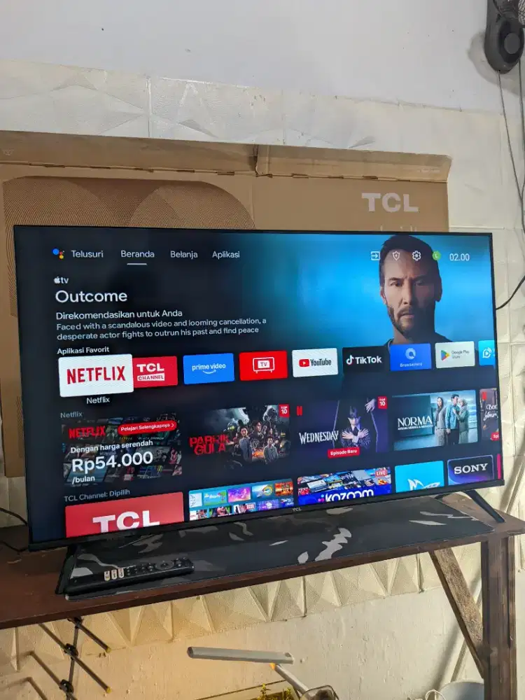 Android TV TCL 43 Inch like new
