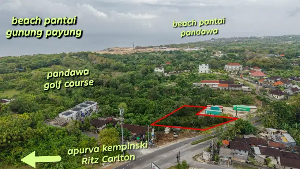 Tanah nusa dua raya utama golf pantai