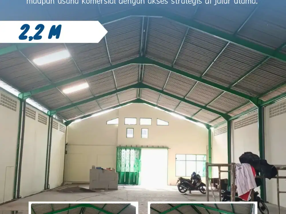 Dijual Gudang Di Jalan Solo–Jogja, Merger, Jombor, Klaten