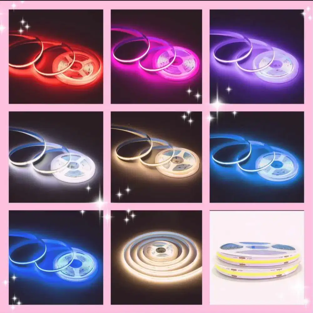 Lampu LED Strip COB 5 Meter 12.V