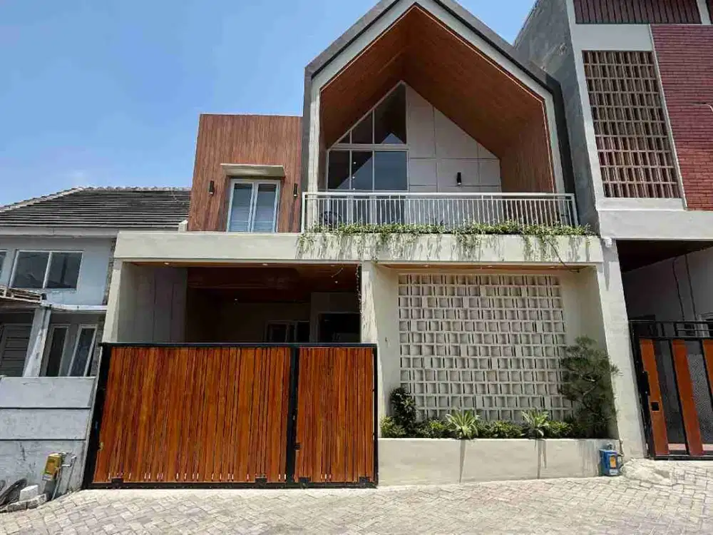 Rumah Scandinavian Style Full Furnished, Electronic & Interior Siap Huni 
Lokasi Sukun Malang