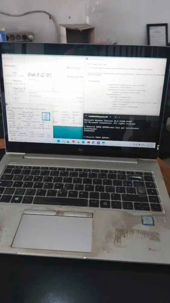 Laptop Tochsreen Merk HP Elitebook 840 G5
Ram 24 Gb