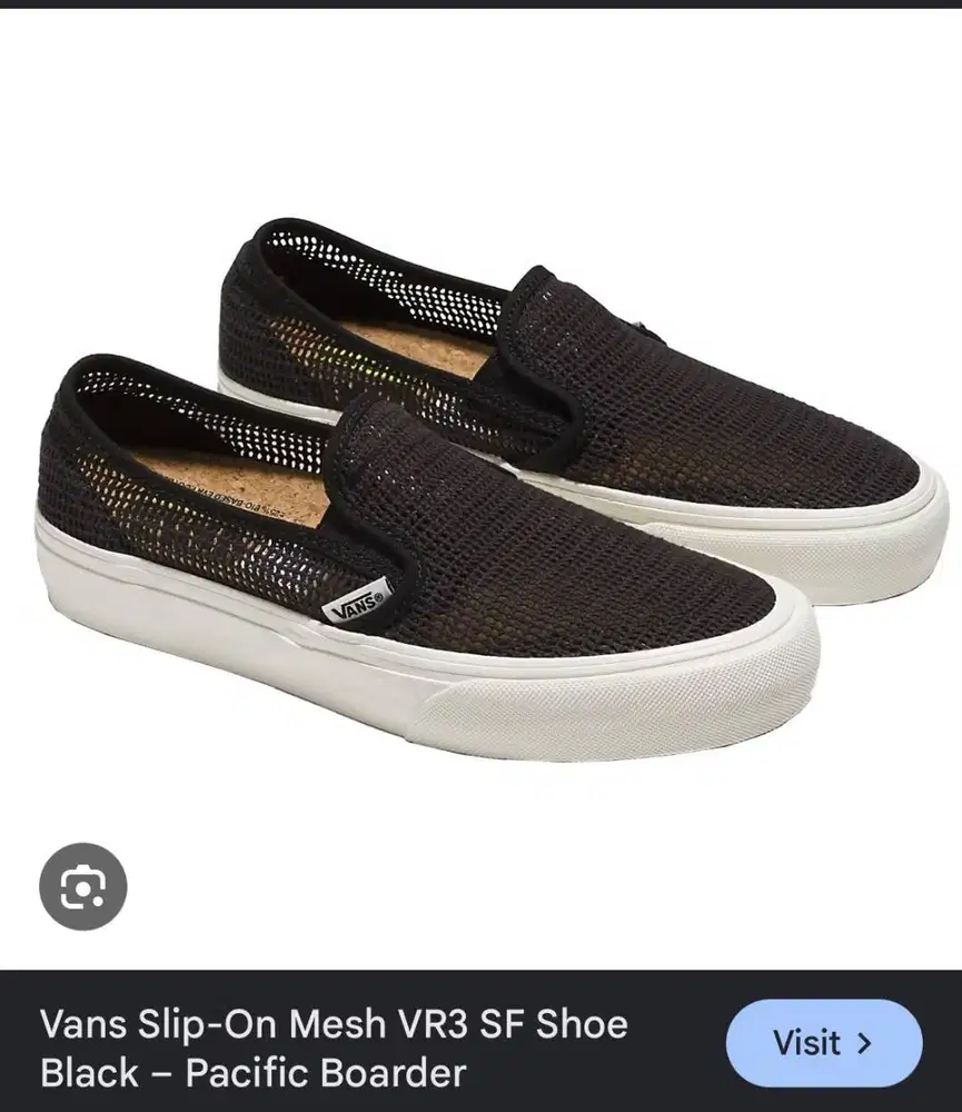 Vans Slip-On Mesh VR3 SF Cushion Shoes Sepatu Sneakers Sneaker bukan N