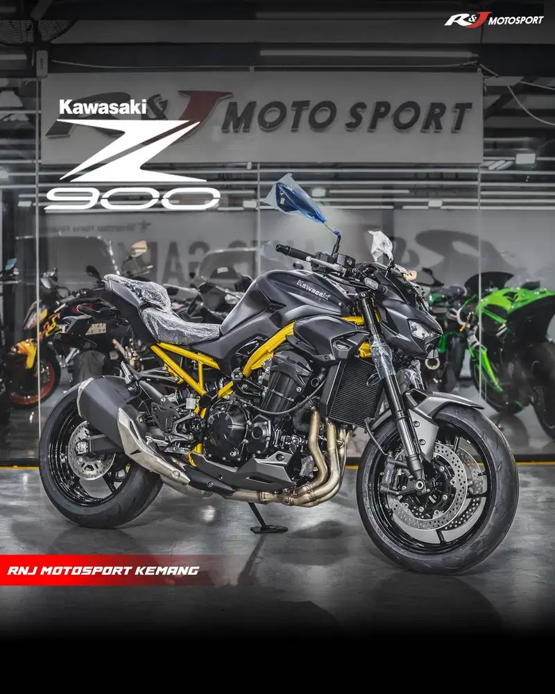 Kawasaki Z900 Z 900 Base Z800 Z1000 nik 2026 Warna Hitam Mate odo 1 Km