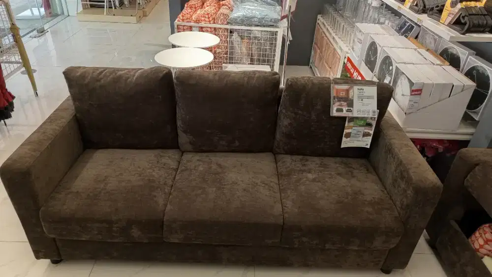 JUAL MURAH SOFA 3 SEATER STORAGE CILEGON
