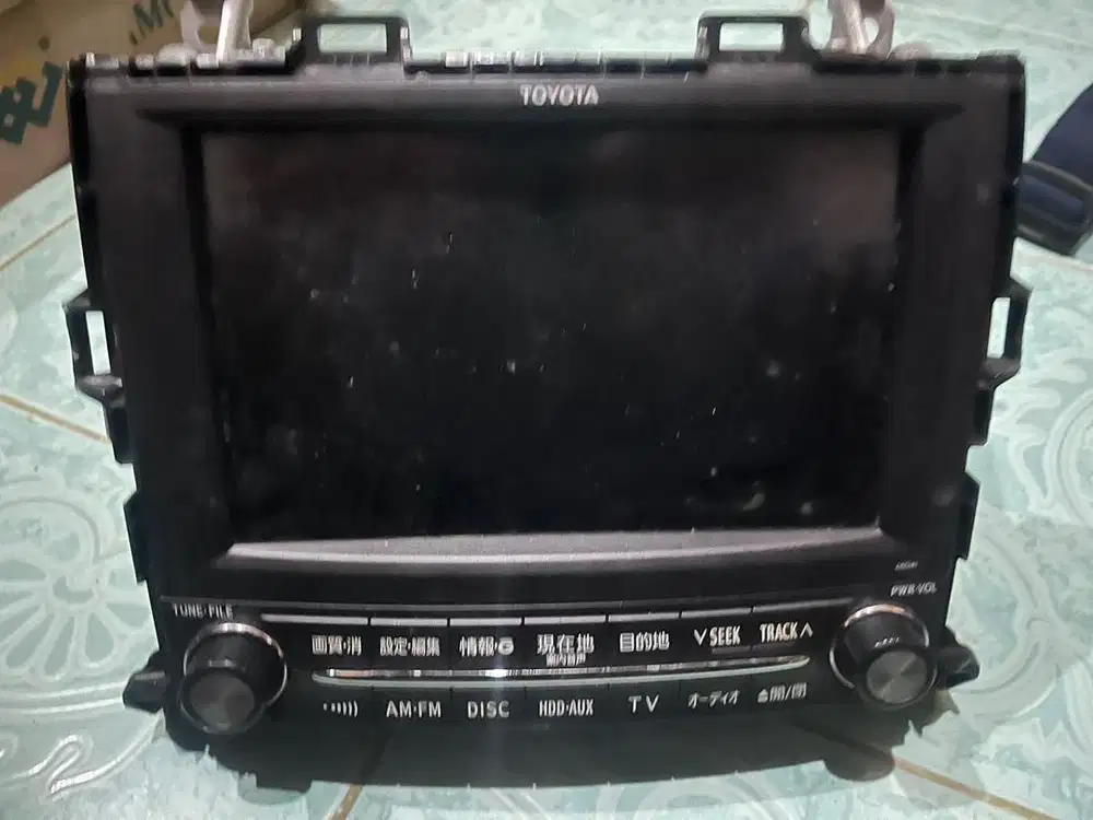 head unit copotan alphard