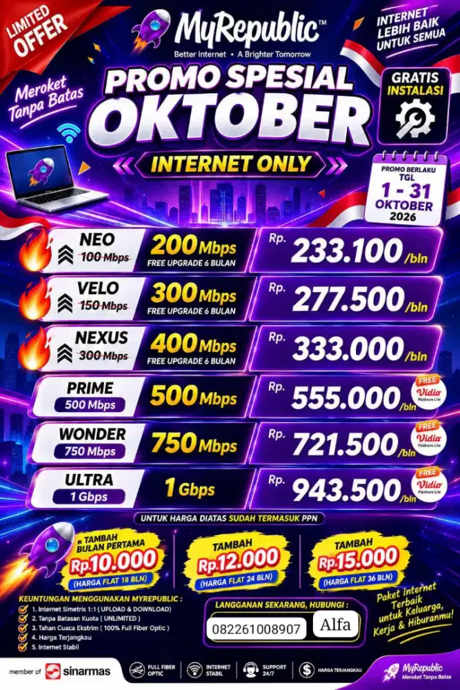 Pemasangan wifi
