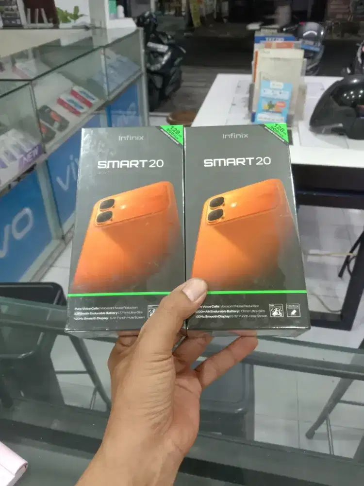[ Fast respon WA ] Infinix Smart 20 4+4/128 Garansi resmi 1thn