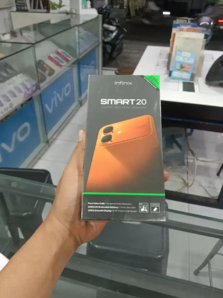 Fast respon WA Infinix Smart 20 4+4/256 Garansi resmi 1thn
