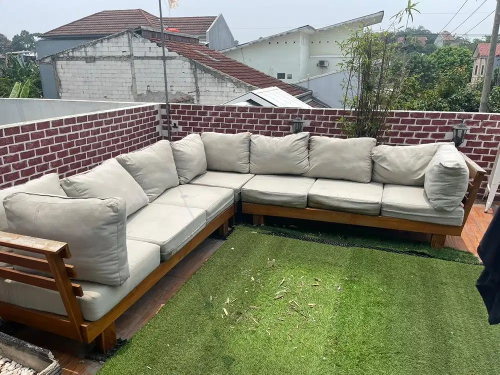 Sofa kayu jati outdoor