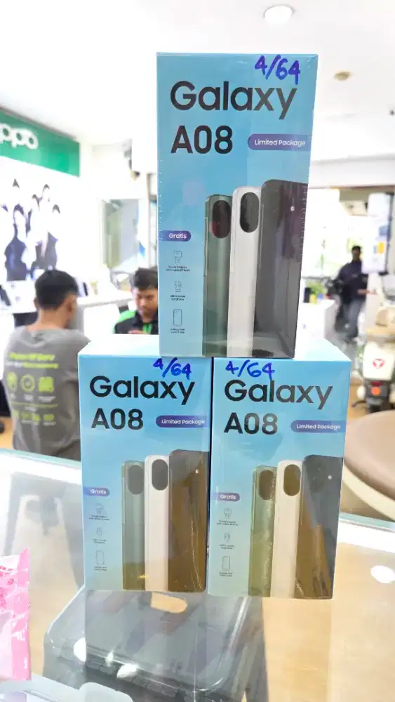 Samsung A08 4+4/64 Baru garansi resmi.bisa cicilan tanpa bi cheking