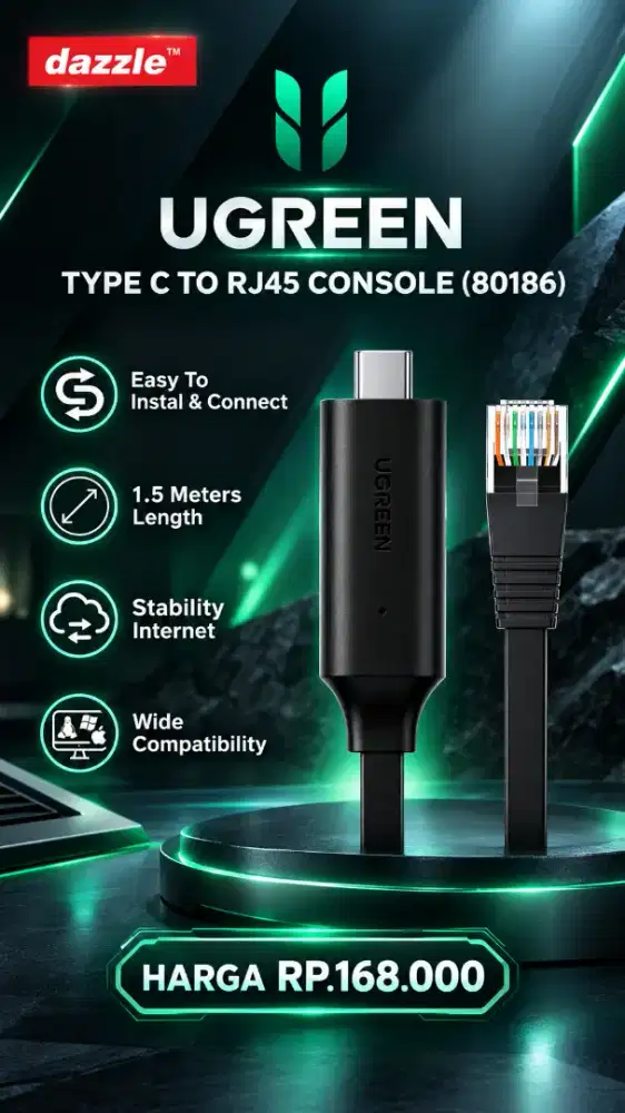 UGREEN TYPE C TO RJ45 CONSOLE (80186)