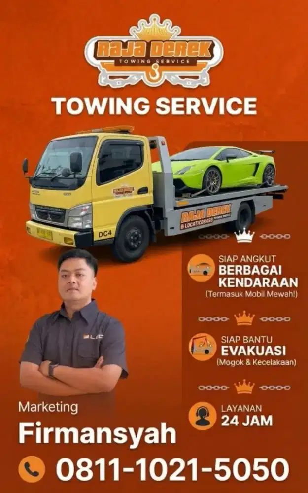 Jasa Derek Towing 24 Jam