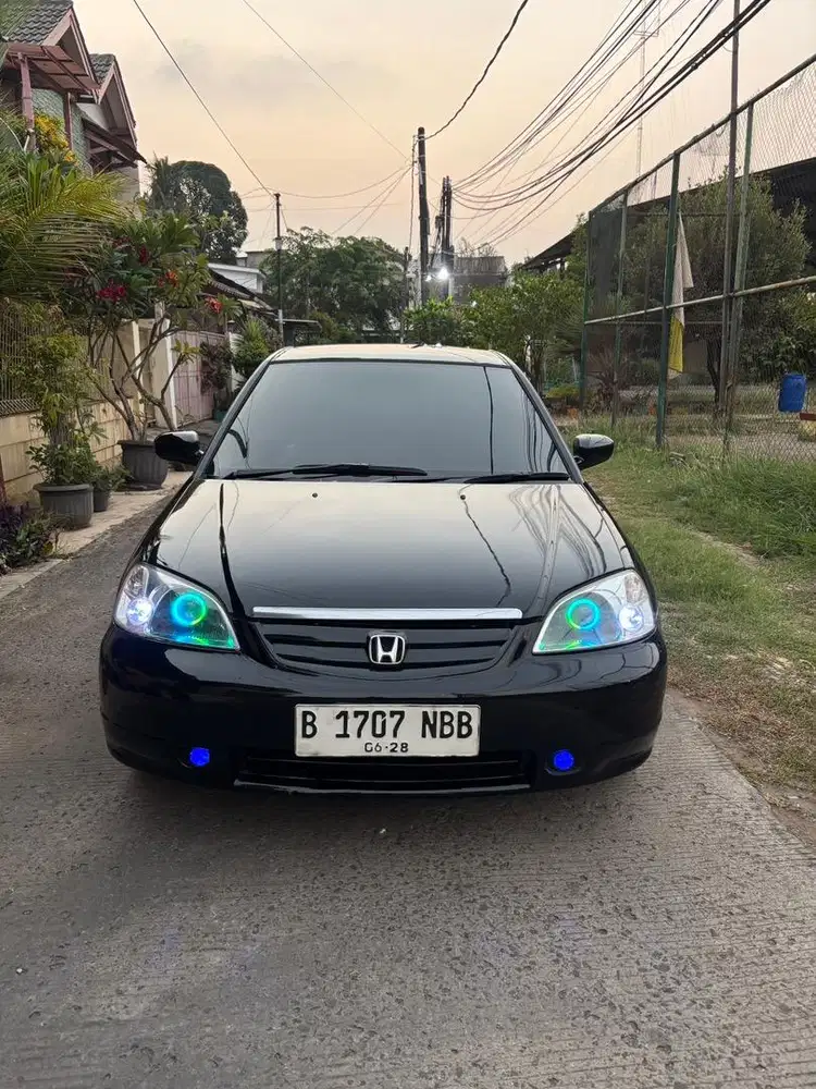 Honda Civic VTi MT 2002 ES – Mesin Kering, AC Dingin, Velg R17