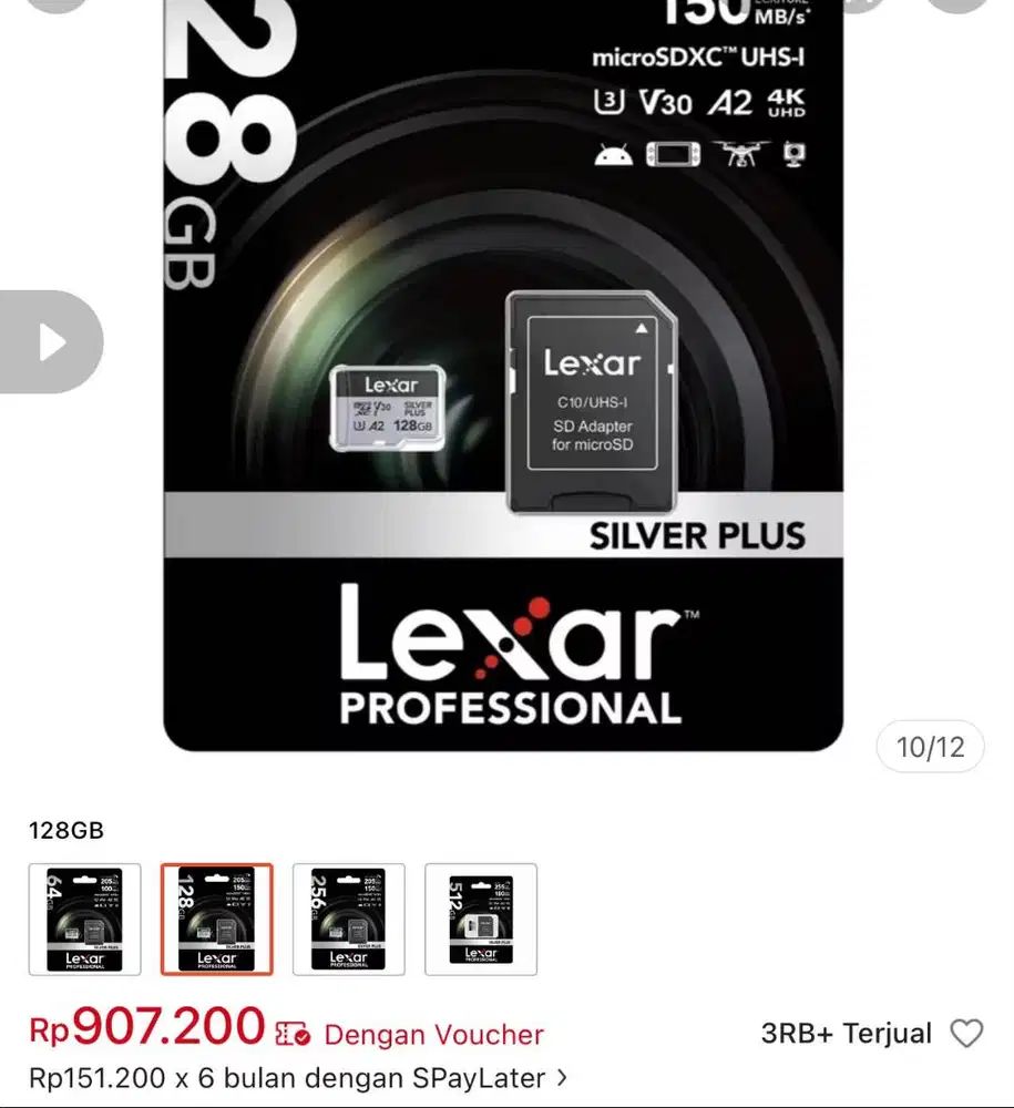 JUAL DJI Osmo Pocket 3 LIKE NEW + Free Memory Lexar Silver Plus 128GB