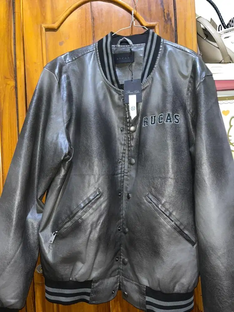 RUCAS Initial Gardient Leather Jacket