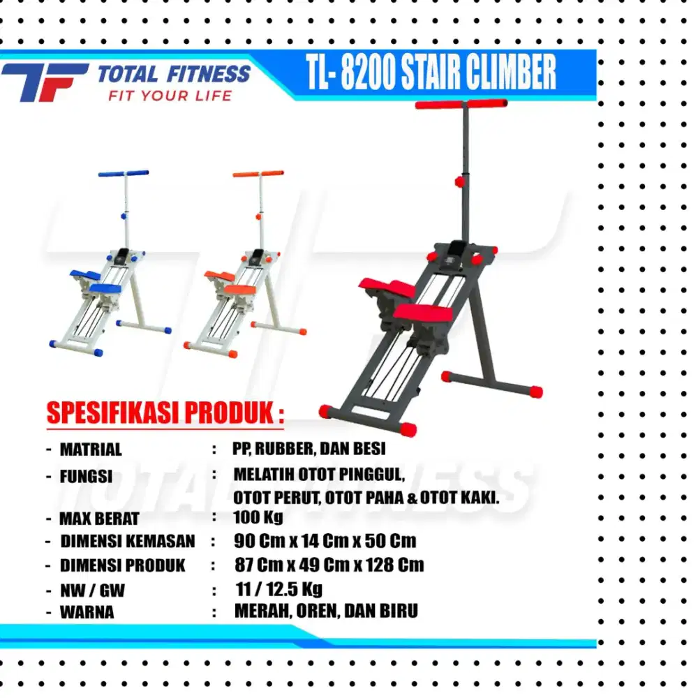 Stair Climber TL-8200 alat kebugaran PLG-996