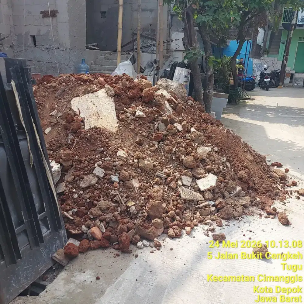 Tanah Campur Tanah Merah Puing Murni  Angkut Sampah Angkut Puing