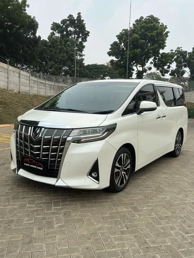 Toyota alphard G ATPM 2021 putih, siap pakai, mulus, low km