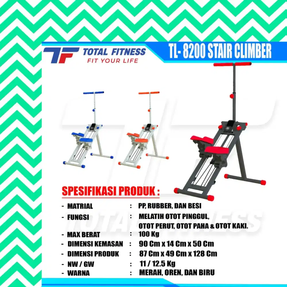 Stair Climber TL-8200 alat kebugaran PLG-996