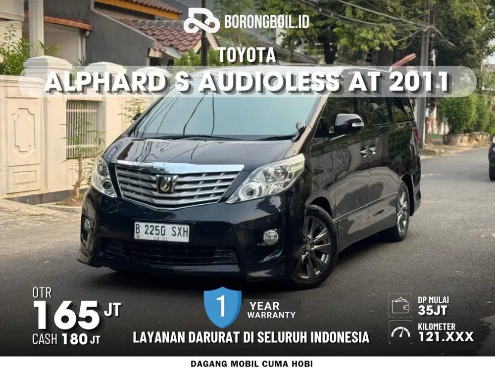 TERMURAH!!ALPHARD S AUDIOLESS AT 2011 SIAP PAKAI