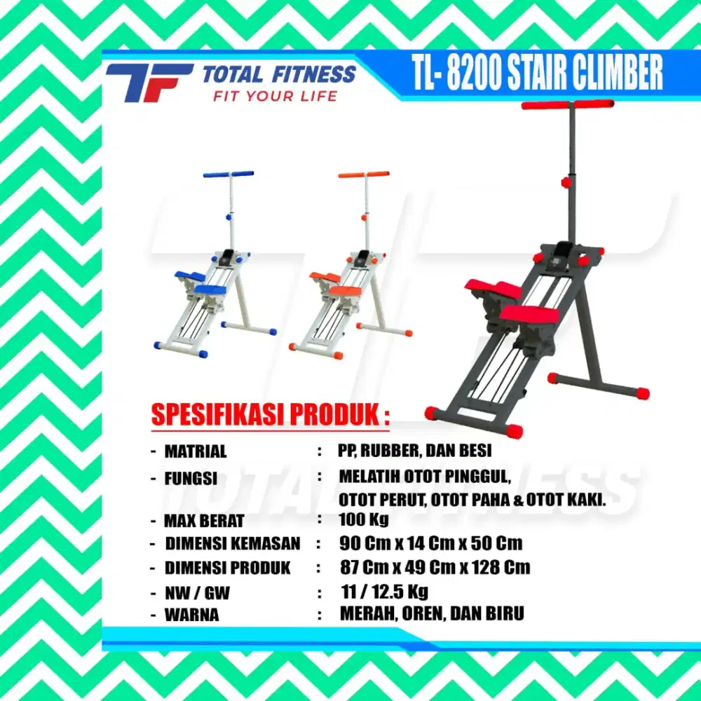 Stair Climber TL-8200 alat kebugaran PLG-996