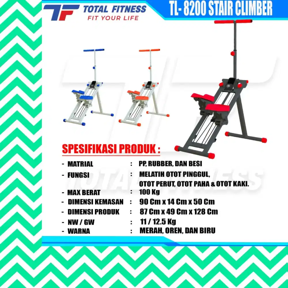 Stair Climber TL-8200 alat kebugaran PLG-996