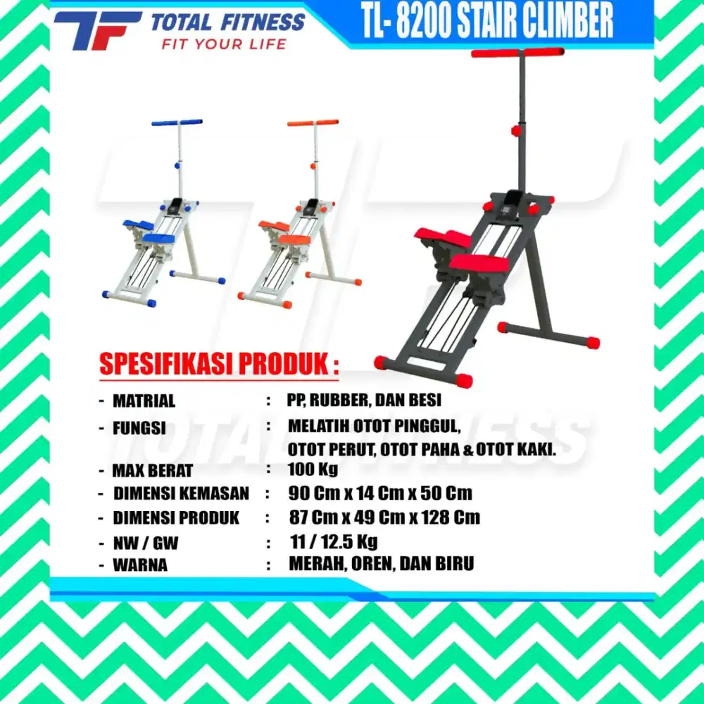 Stair Climber TL-8200 alat kebugaran PLG-996