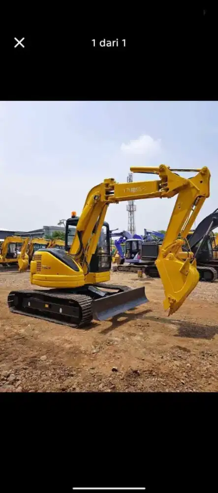 Excavator PC 100 becko 60 tanam roller, Wales, Vibro