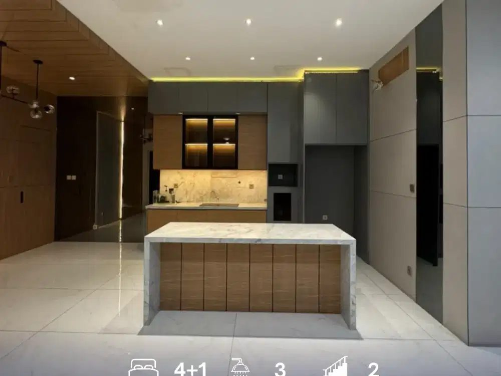 Hunian dengan Interior Modern Full Renovasi di Gading Serpong