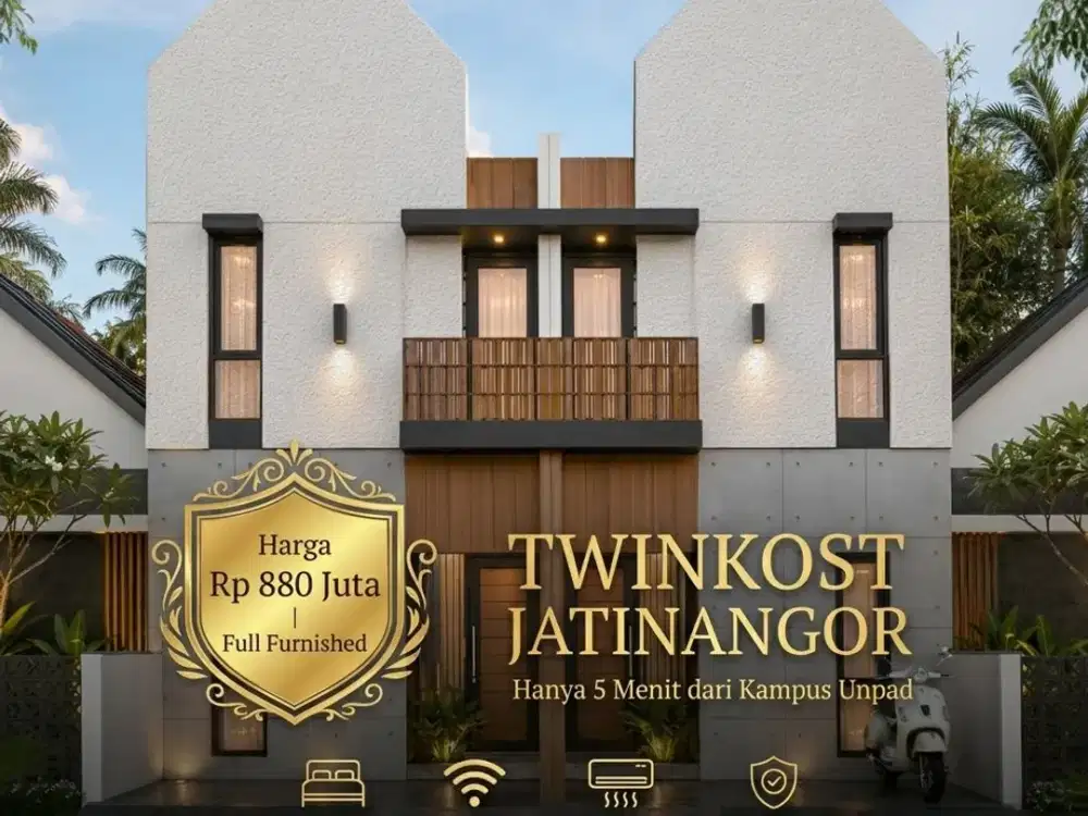 Kost 4 Kamar Dekat UNPAD, Full Furnished