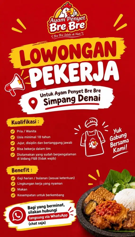 dipbutuhkan segera pekerja