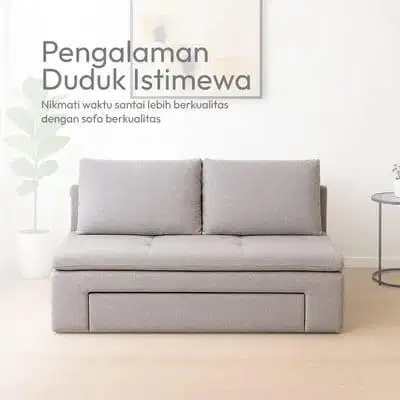 Sofa toshi 2 seater grey