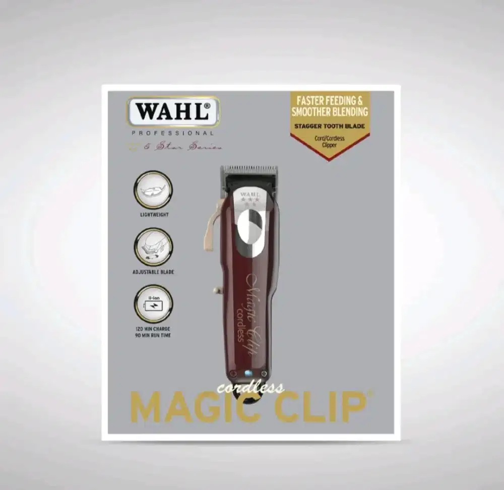 Wahl Cordless MAGIC CLIP 5 Stars Series clipper - BNIB, original Wahl