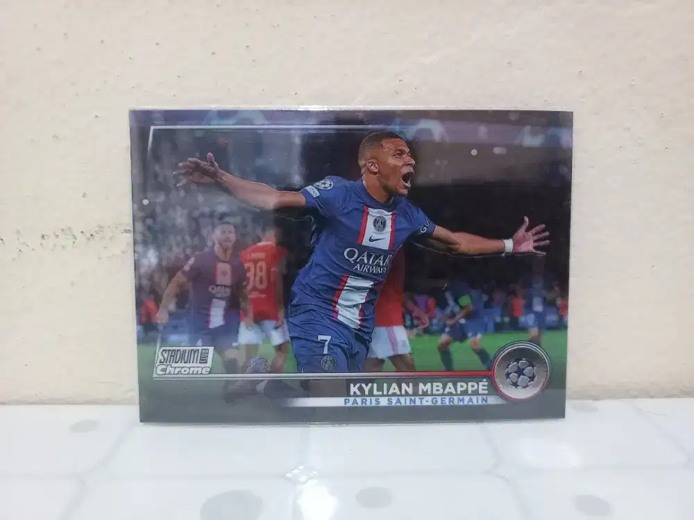 KARTU BOLA TOPPS STADIUM CLUB CHROME KYLIAN MBAPPE PSG