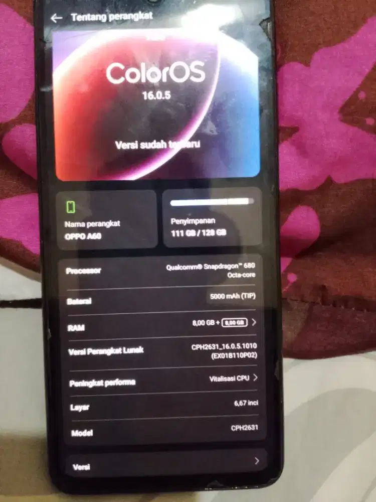 For sale Oppo A60 8/128