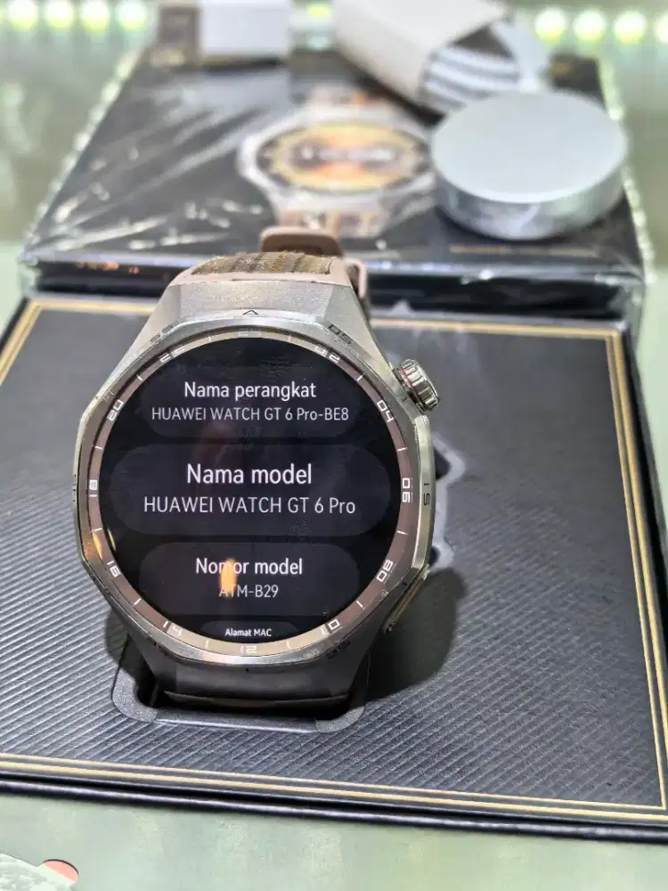Huawei Watch Gt 6 Pro 46 Mm lengkap Ori resmi Murmer lecet pemakaian