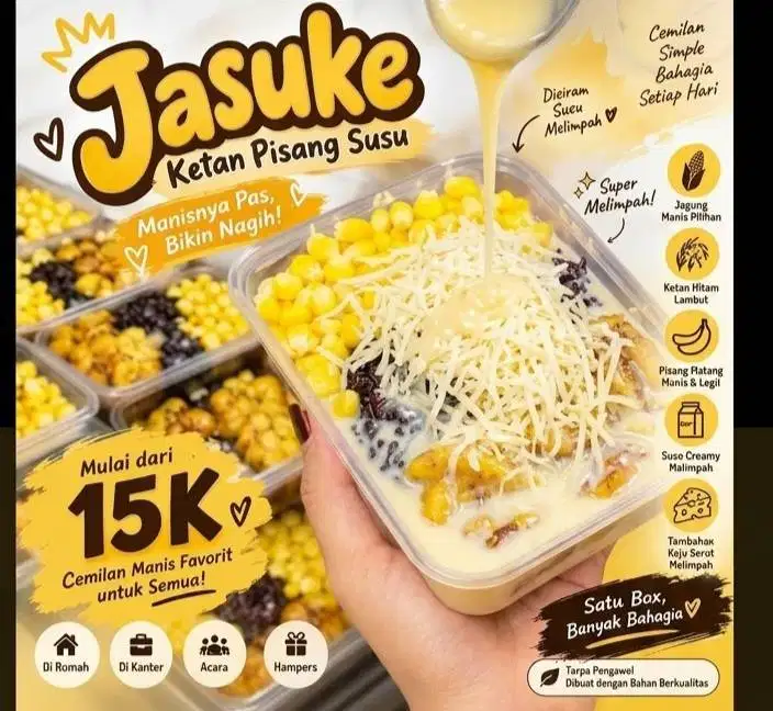 Jasuke ketan jagung pisang keju