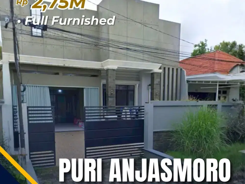 Dijual Rumah Full Furnish di Puri Anjasmoro Semarang Barat