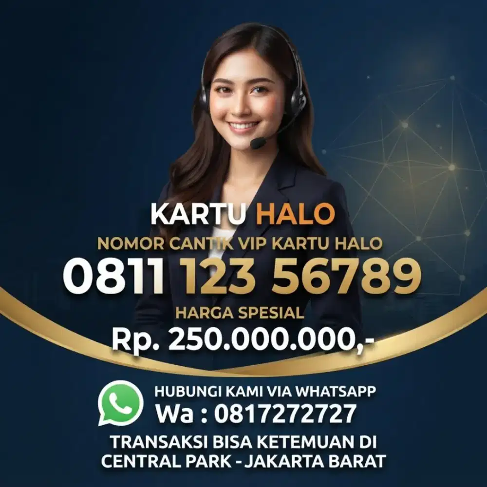 NOMOR CANTIK KOLEKSI KARTU HALO 123 56789