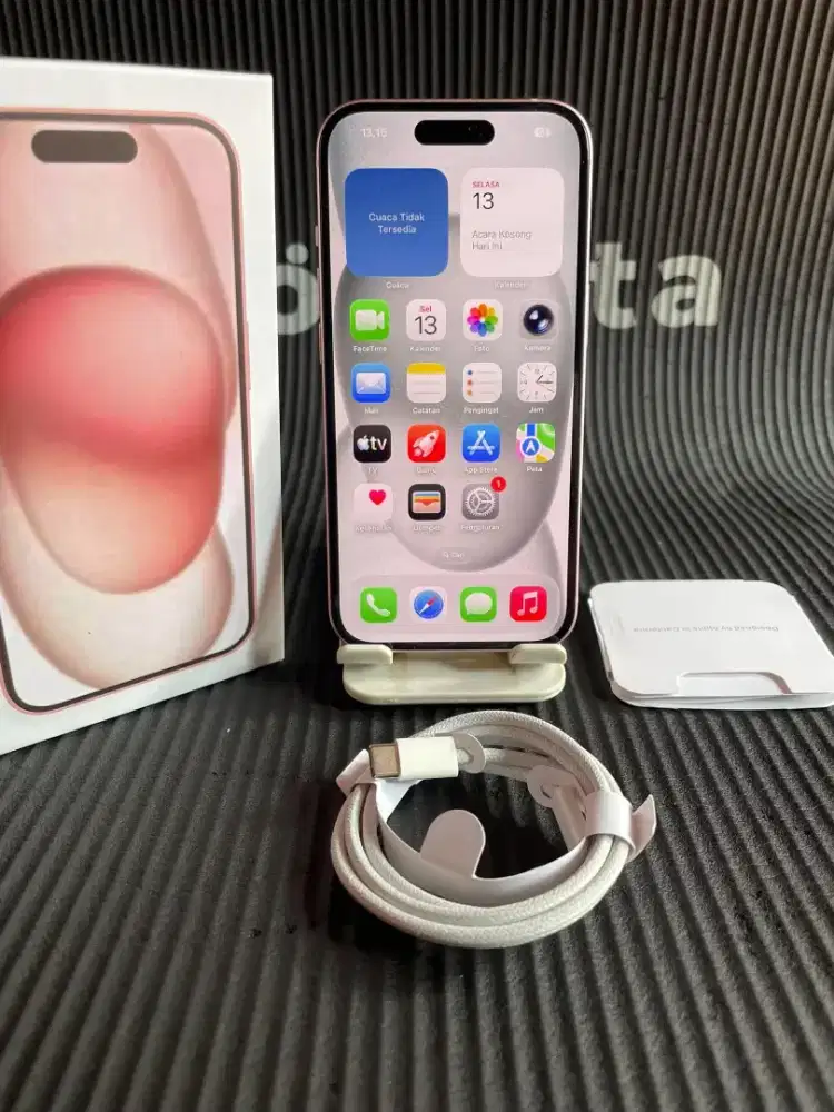 Iphone 15 128gb pink inter all operator  mulus likenew no minus