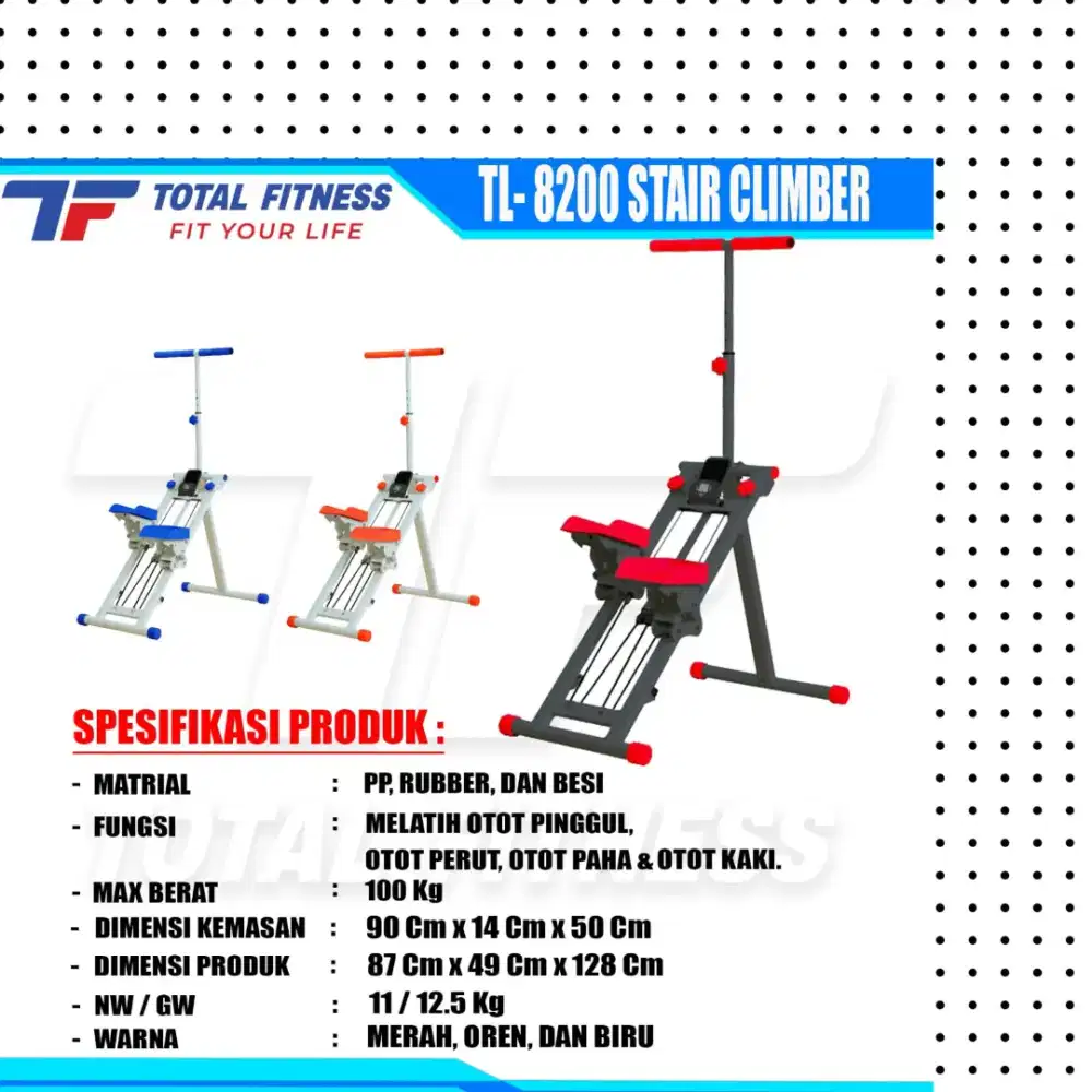 Stair Climber TL-8200 alat kebugaran PLG-996