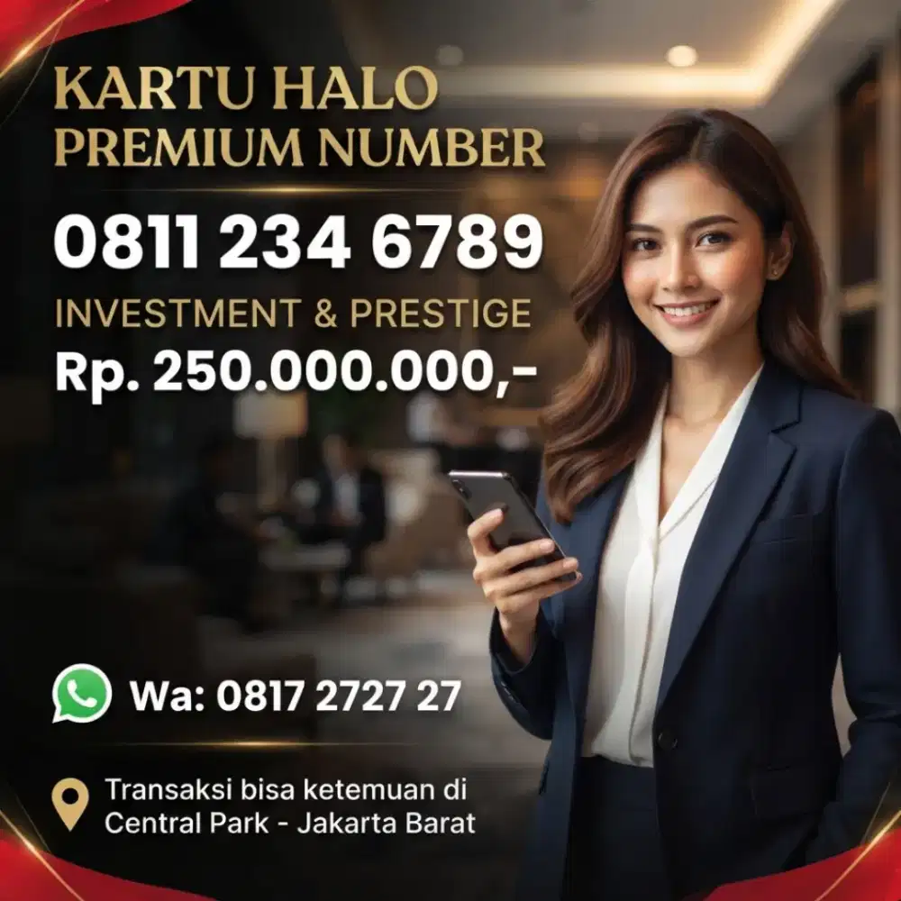 NOMOR CANTIK KOLEKSI KARTU HALO 234 6789
