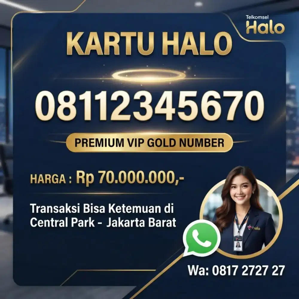 NOMOR CANTIK KOLEKSI KARTU HALO 12345670