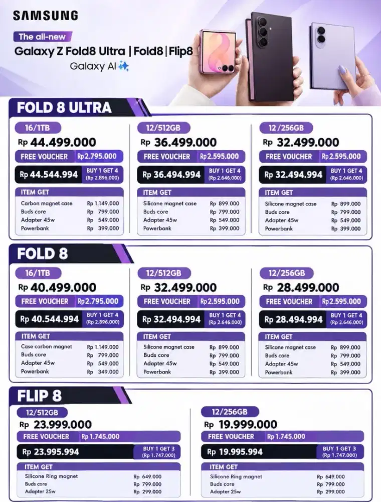 SAMSUNG GALAXY ZFOLD 8 PROMO