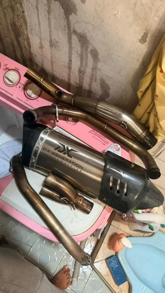 Knalpot Racing MT25 DX Generation Adem Siap Pakai