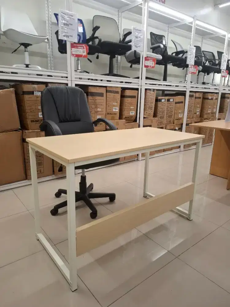 MEJA KANTOR FULL METAL 120CM