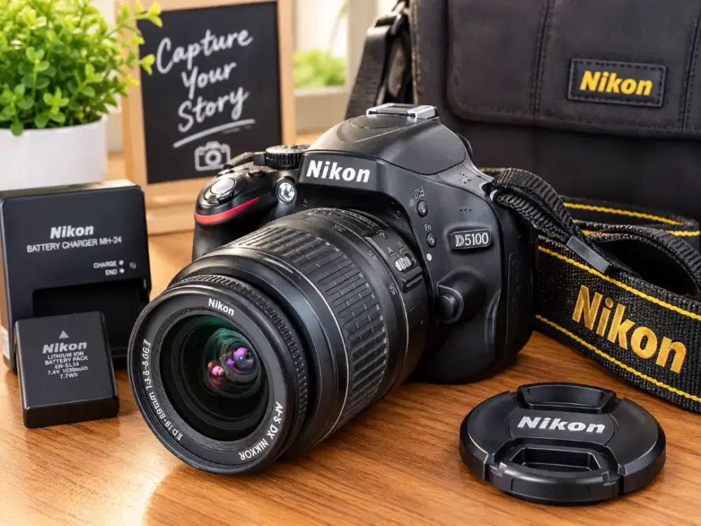 Nikon D5100 siap