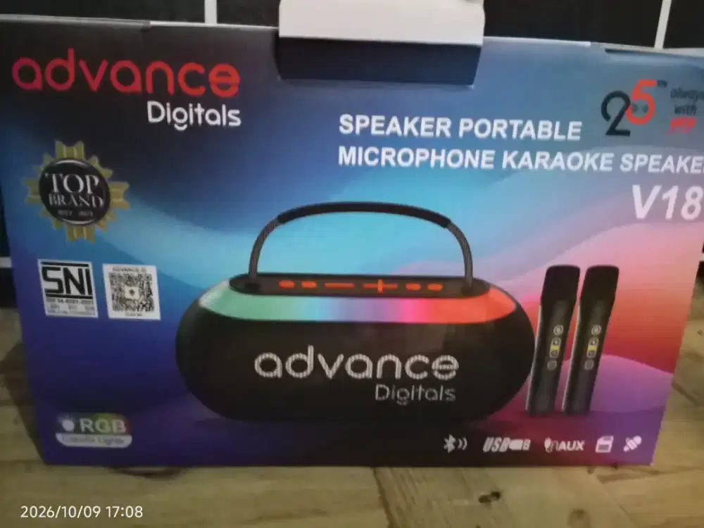 Speaker bluetooth advance v18 bass